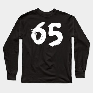 Number 65 Long Sleeve T-Shirt